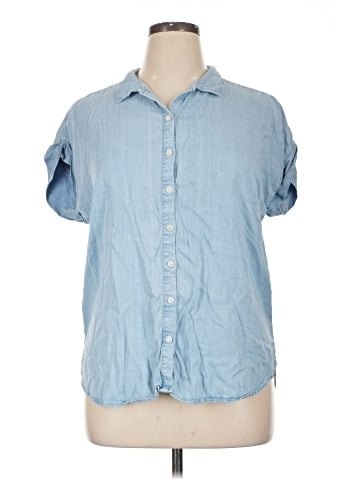 Per Se Short Sleeve Blouse (view 1)