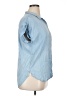 Per Se Blue Short Sleeve Blouse Size XL - photo 4