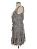 Pure Sugar 100% Polyester Paisley Gray Casual Dress Size S - photo 5