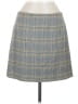 1.State Plaid Gray Casual Skirt Size 8 - photo 1