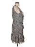 Pure Sugar 100% Polyester Paisley Gray Casual Dress Size S - photo 4