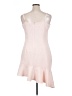 BCBGeneration Pink Cocktail Dress Size 16 - photo 2