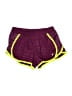 Active 100% Polyester Color Block Purple Athletic Shorts Size XS - photo 1
