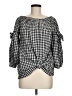 Max Studio Black 3/4 Sleeve Blouse Size M - photo 1