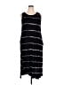 Acting Pro Stripes Black Casual Dress Size 2X - photo 1