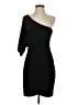 Valerie Bertinelli Solid Black Cocktail Dress Size 4 - photo 1