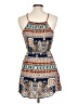 Assorted Brands Paisley Blue Brown Casual Dress Size L - photo 2