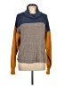 Twenty Second Color Block Tan Turtleneck Sweater Size L - photo 1