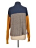 Twenty Second Color Block Tan Turtleneck Sweater Size L - photo 2