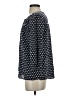Talbots 100% Cotton Polka Dots Blue 3/4 Sleeve Blouse Size XS - photo 5