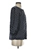 Talbots 100% Cotton Polka Dots Blue 3/4 Sleeve Blouse Size XS - photo 4
