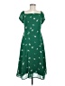 Assorted Brands Stars Green Casual Dress Size S - photo 1