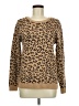 Croft & Barrow Animal Print Tan Pullover Sweater Size M - photo 1