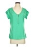 My Michelle 100% Polyester Green Short Sleeve Top Size S - photo 1
