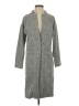 Topshop Houndstooth Gray Coat Size 2 - photo 1