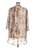 Maurices Tan Brown Kimono Size 0X - 1X - photo 2