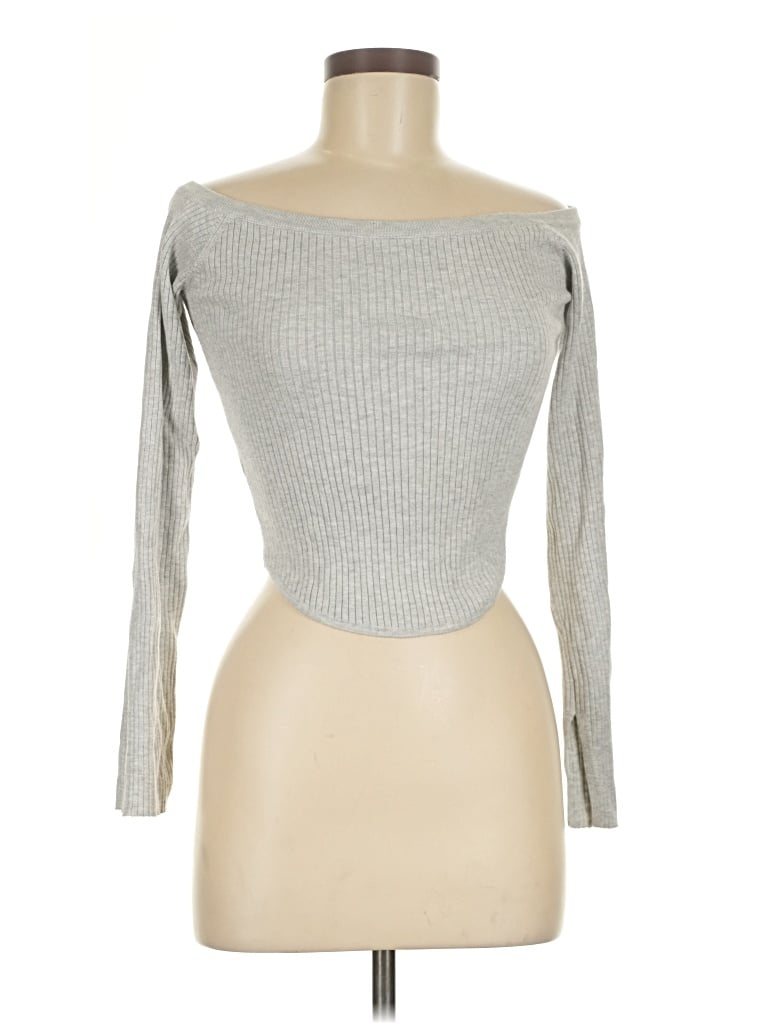 Pre-owned Garage 3/4 Sleeve T-shirt In Silver