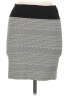 BCBGMAXAZRIA Chevron-herringbone Gray Casual Skirt Size M - photo 1