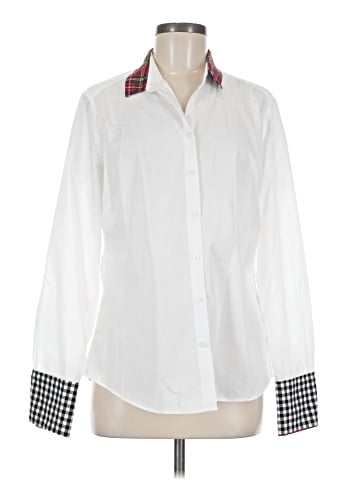 Pearly Vine Long Sleeve Button-Down Shirt (view 1)