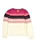 Joe Fresh Print Pink Pullover Sweater Size 10 - 12 - photo 1