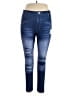 Assorted Brands Solid Blue Jeggings Size XXL - photo 1