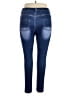 Assorted Brands Solid Blue Jeggings Size XXL - photo 2