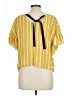 Pixie Market 100% Cotton Yellow Short Sleeve Top Size L (estimated) - photo 2