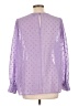 Torrid 100% Polyester Purple Long Sleeve Blouse Size Lg Plus (0) - photo 2