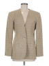 Austin Reed Tweed Plaid Houndstooth Tan Blazer Size 6 - photo 1