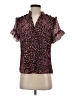 J.Crew 100% Polyester Pink Short Sleeve Blouse Size XS - photo 1