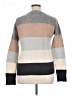 Cache Color Block Gray Pullover Sweater Size L - photo 2