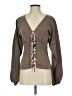 Gimmicks Brown Long Sleeve Blouse Size S - photo 1