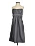 Alfred Angelo 100% Polyester Solid Gray Cocktail Dress Size 4 - photo 1