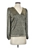 1.State Silver Long Sleeve Blouse Size S - photo 1