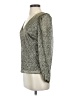 1.State Silver Long Sleeve Blouse Size S - photo 5