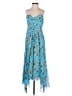 A.L.C. 100% Silk Paisley Blue Cocktail Dress Size 2 - photo 1