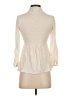 Deletta 100% Cotton Ivory Long Sleeve Blouse Size XS - photo 2