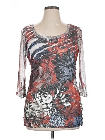 Cubism 3/4 Sleeve Top (view 1)