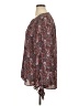Signature Studio 100% Polyester Paisley Brown Long Sleeve Blouse Size XL - photo 5