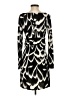 Attention 100% Polyester Graphic Black Cocktail Dress Size XS - photo 2