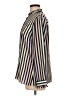 Ann Taylor 100% Polyester Stripes Brown Long Sleeve Blouse Size M - photo 5