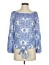 Z&L Blue Long Sleeve Blouse Size XS - photo 1