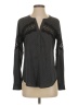 Ann Taylor 100% Polyester Gray Long Sleeve Blouse Size XS - photo 1