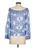 Z&L Blue Long Sleeve Blouse Size XS - photo 2