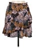 Originality 100% Polyester Paisley Brown Purple Casual Skirt Size M - photo 1