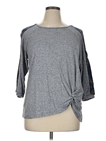 retrology 3/4 Sleeve Top (view 1)