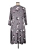 Torrid Floral Gray Casual Dress Size 1X Plus (1) - photo 2