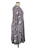 Torrid Floral Gray Casual Dress Size 1X Plus (1) - photo 4