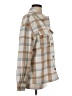 Avec Les Filles Plaid Tan Coat Size S - photo 4
