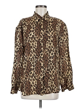 Assorted Brands Long Sleeve Silk Top